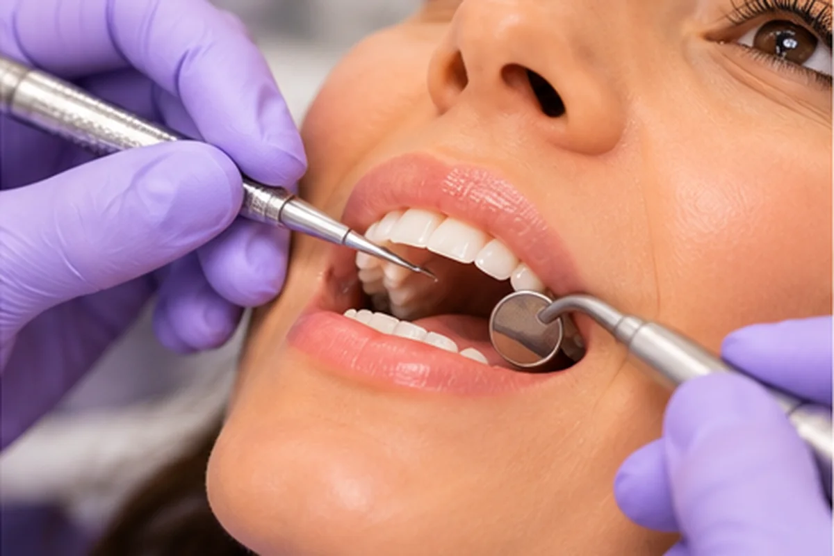 Detalle de atención dental